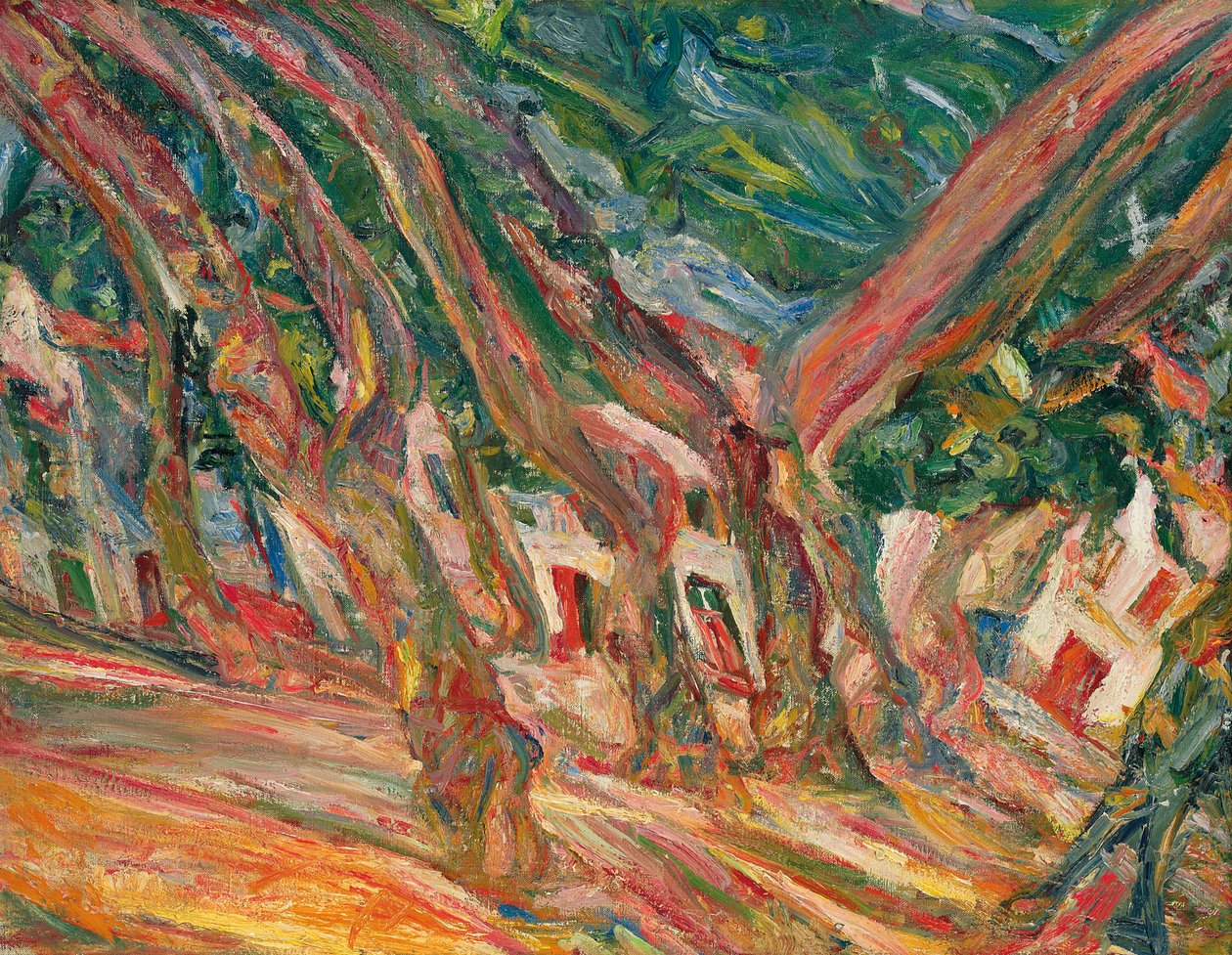 Plátanos en Ceret, c.1920 de Chaim Soutine
