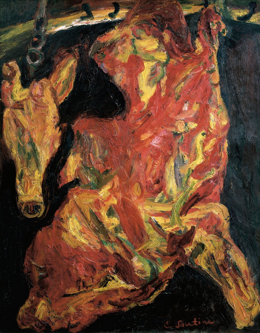 Costillar de res y cabeza de ternera de Chaim Soutine