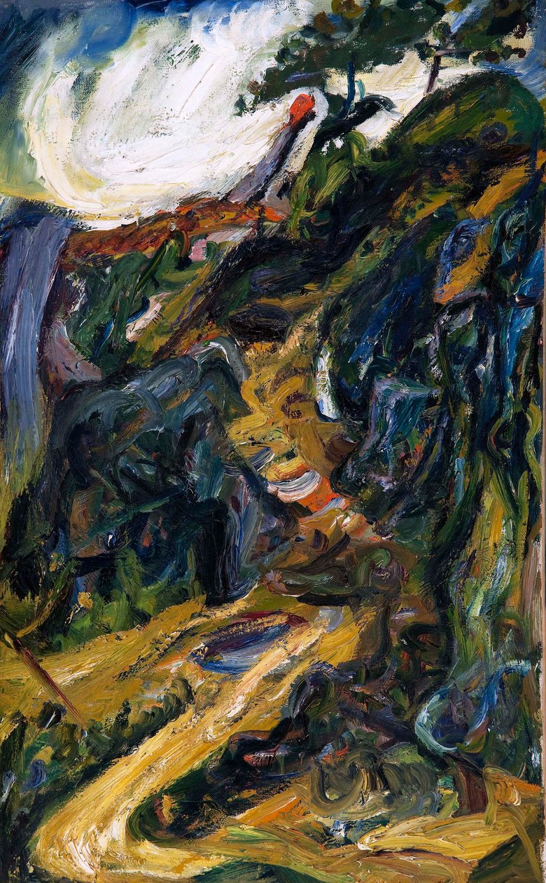 Camino sinuoso, cerca de Gréolières de Chaim Soutine