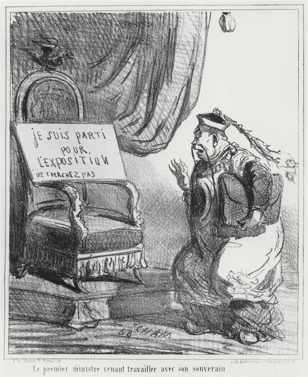 Caricatura de la Exposición Universal de 1867, de 