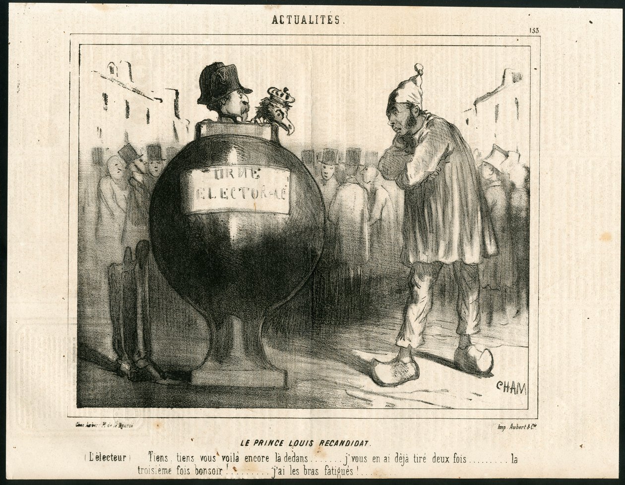 Le Charivari, Satírico en N & B de Amédée de Noé
