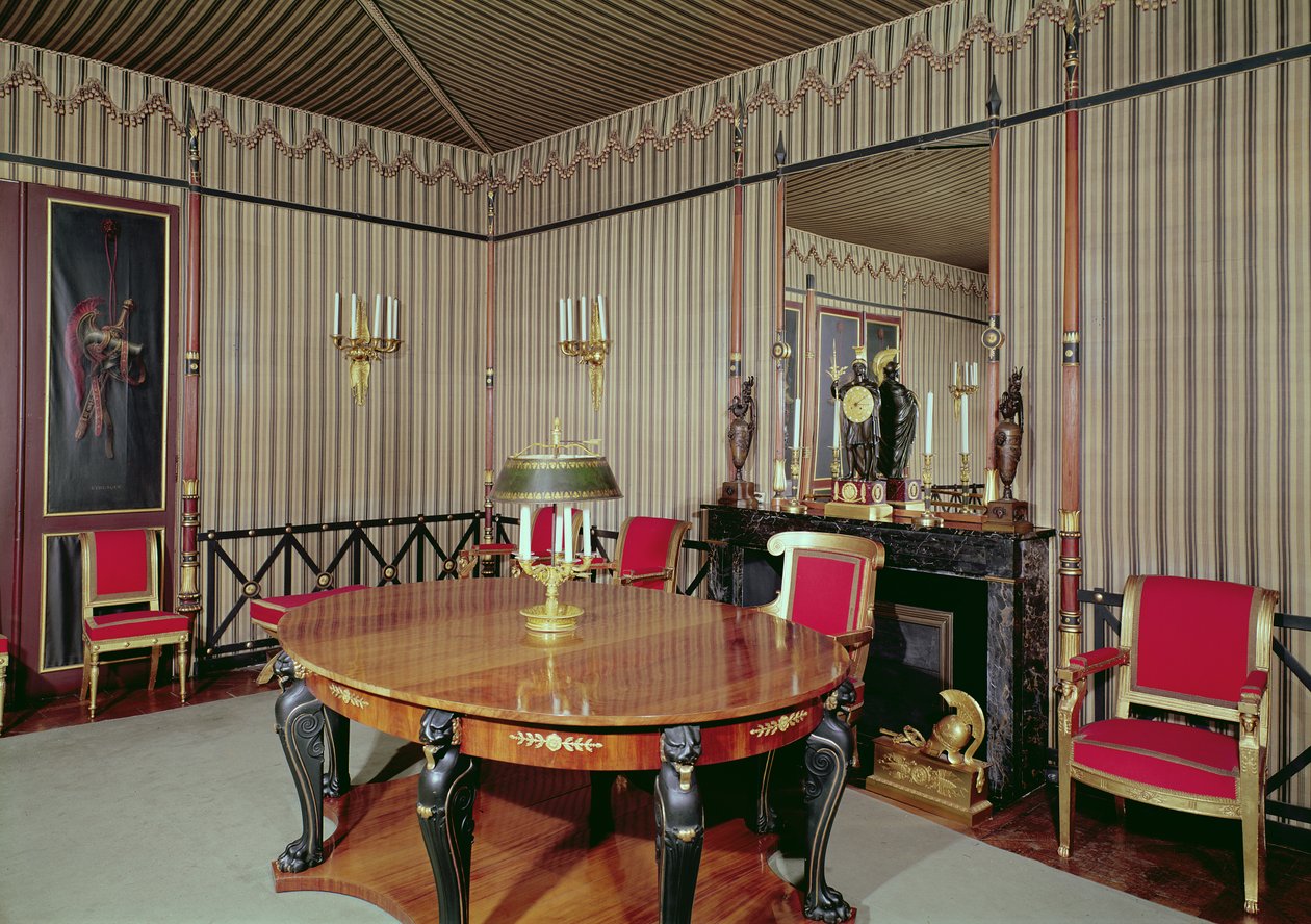 Sala del consejo, creada en 1800 de Charles Percier