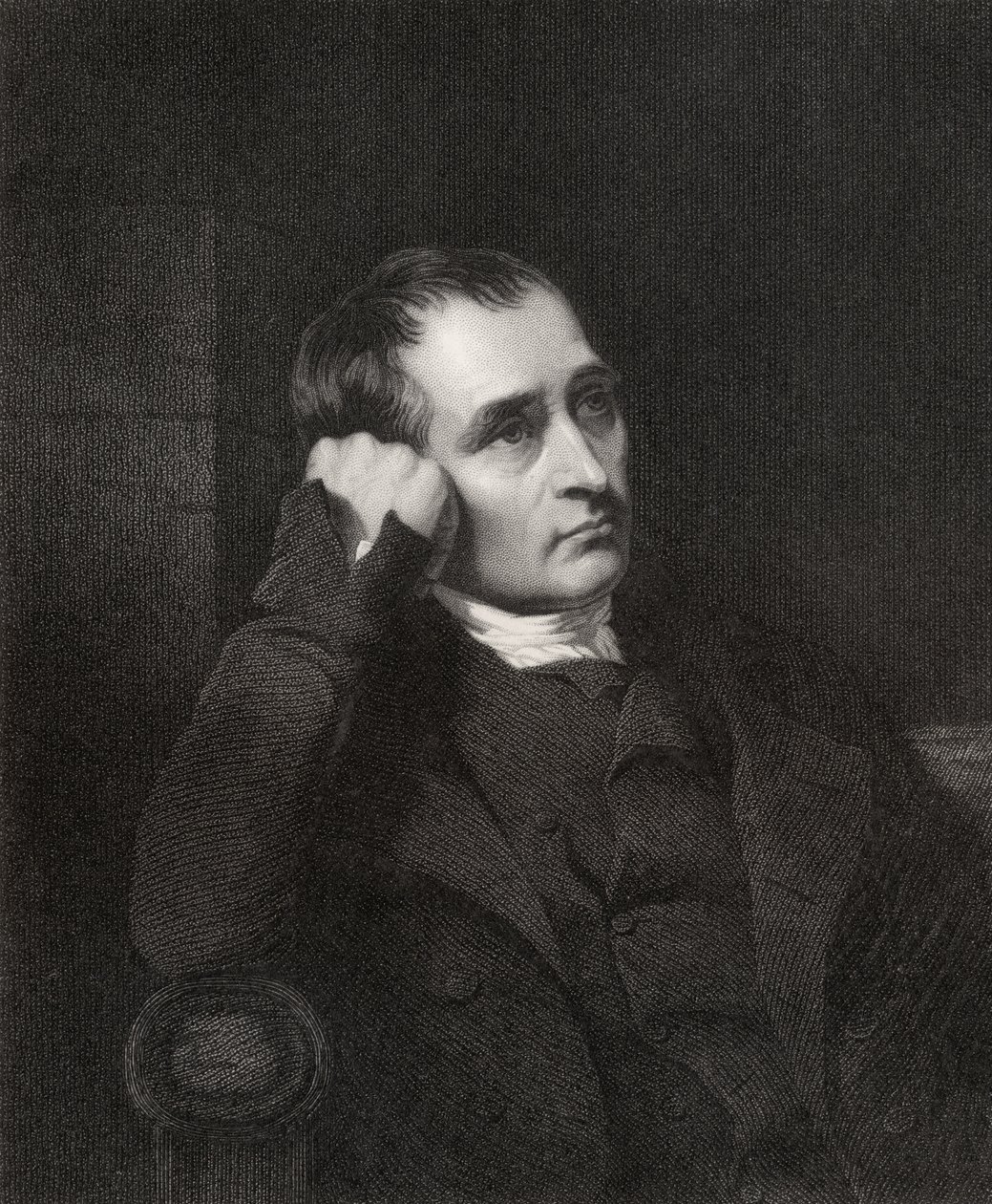 Samuel Crompton, grabado por J. Morrison, de 