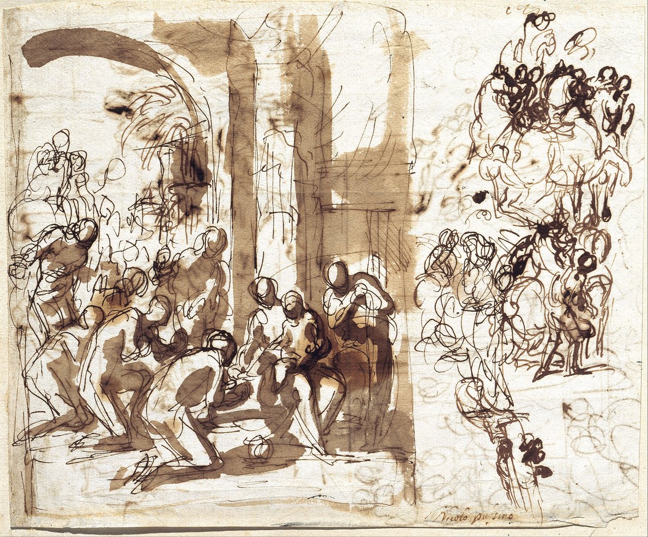 La adoración de los magos de Charles Alphonse Dufresnoy
