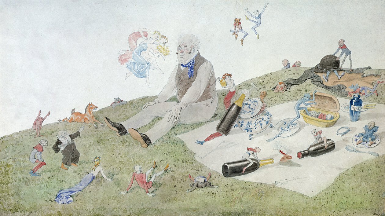 Un picnic encantado, 1882 de Charles Altamont Doyle