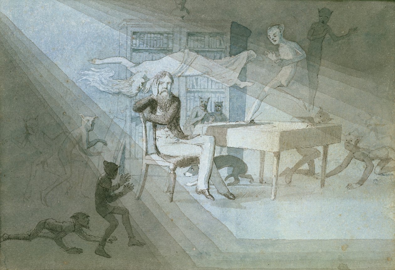 Autorretrato de Charles Altamont Doyle