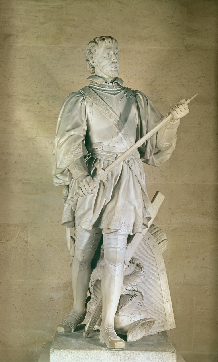 Estatua de Pierre du Terrail (1476-1524) Chevalier de Bayard, 1787 de Charles Antoine Bridan