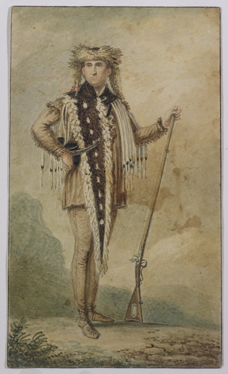 Capitán Meriwether Lewis, 1807 de Charles Balthazar Julien Févret de Saint Mémin