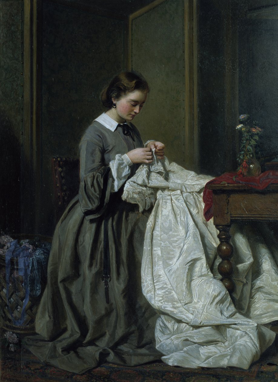 La costurera de Charles Baugniet