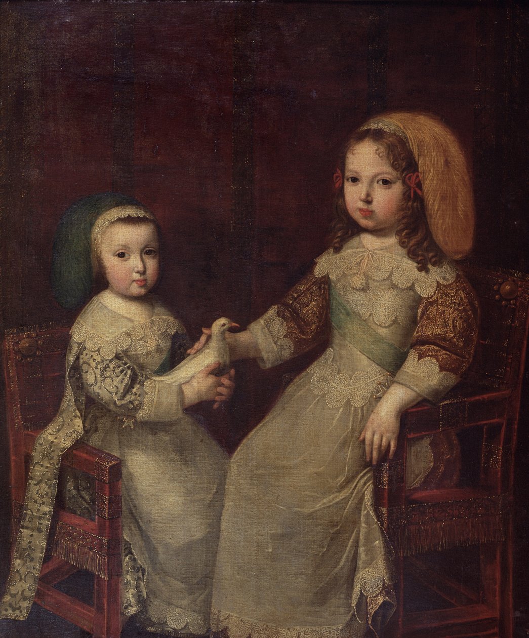 Rey Luis XIV (1638-1715) de niño con Felipe I, Duque de Orleans (1640-1701) de Charles Beaubrun