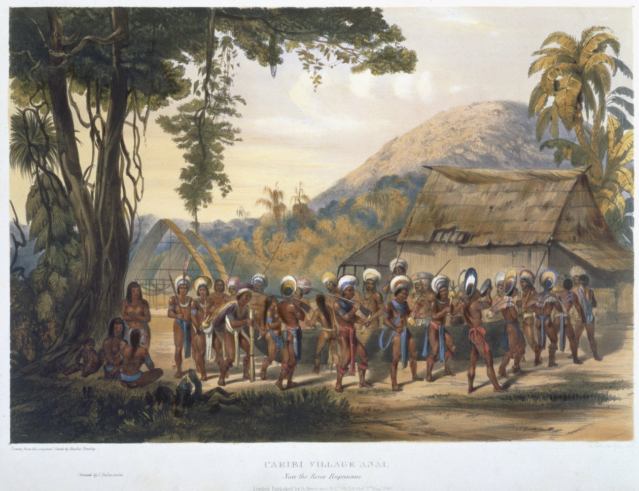 Aldea Caribi Anai, cerca del río Rupununi, de 