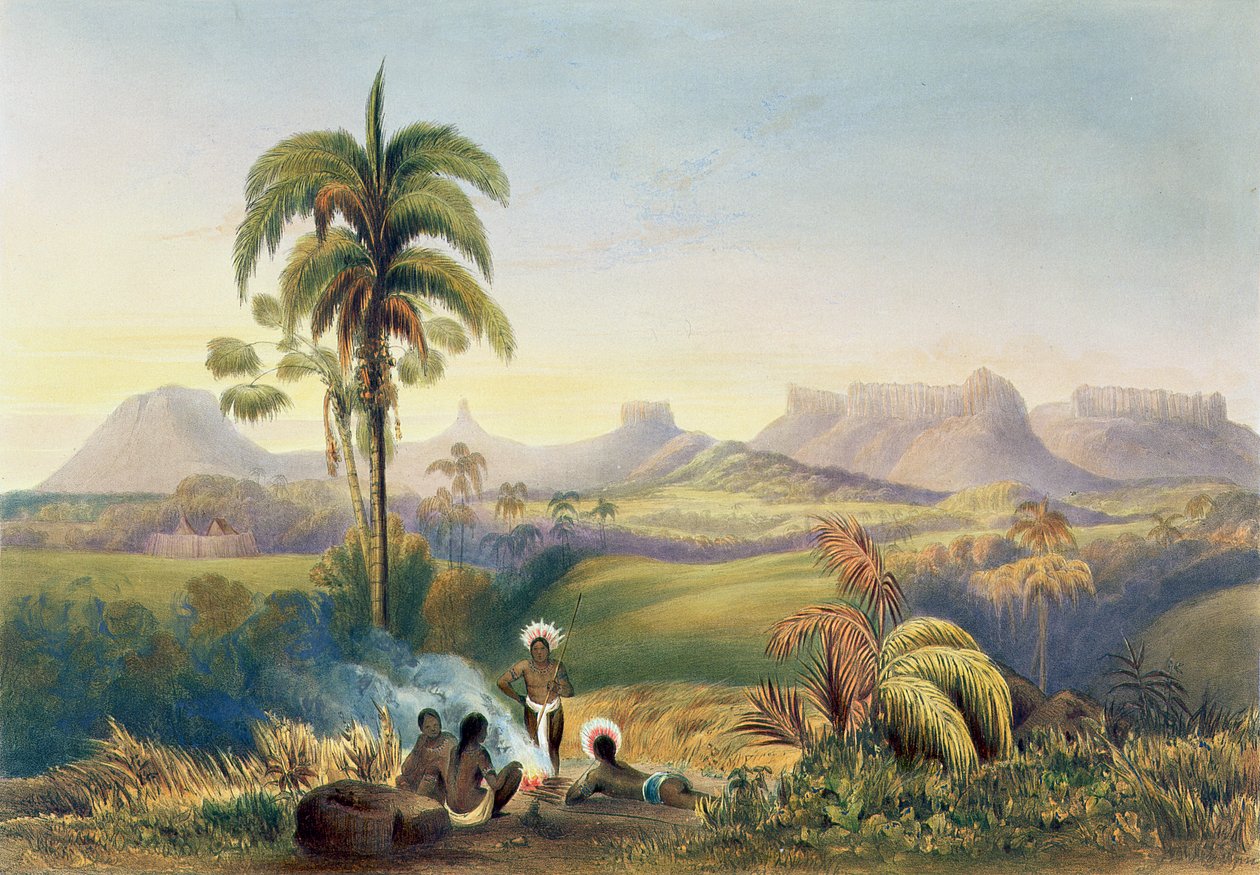 Roraima, una notable cadena de montañas de arenisca en Guayana, de 
