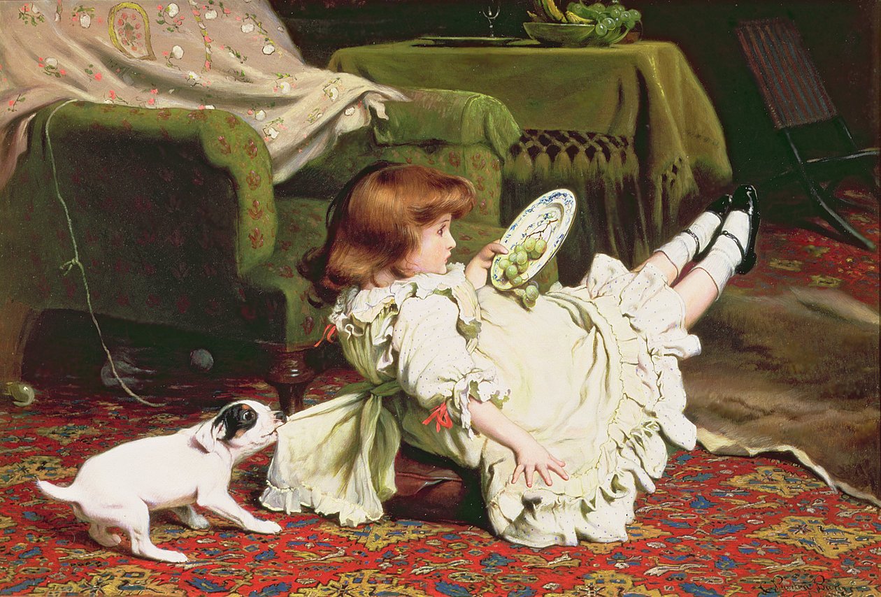 Hora de jugar, 1886 de Charles Burton