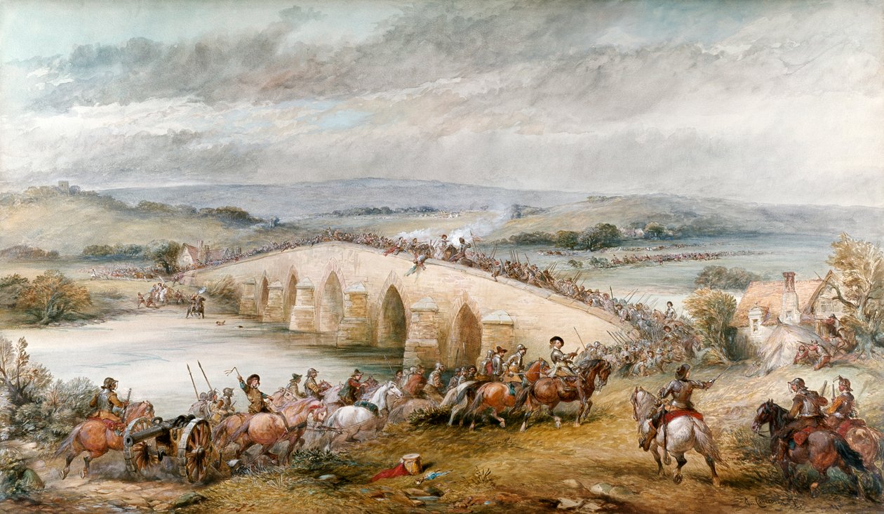 La batalla de Preston y Walton, 17 de agosto de 1648, 1877 de Charles Cattermole