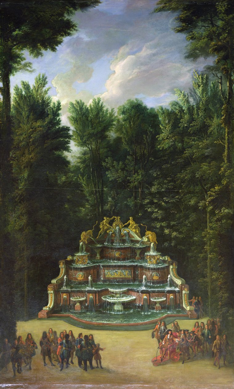 Paseo de Luis XIV (1638 - 1715), Gran Trianón, 1713 de Charles Chastelain