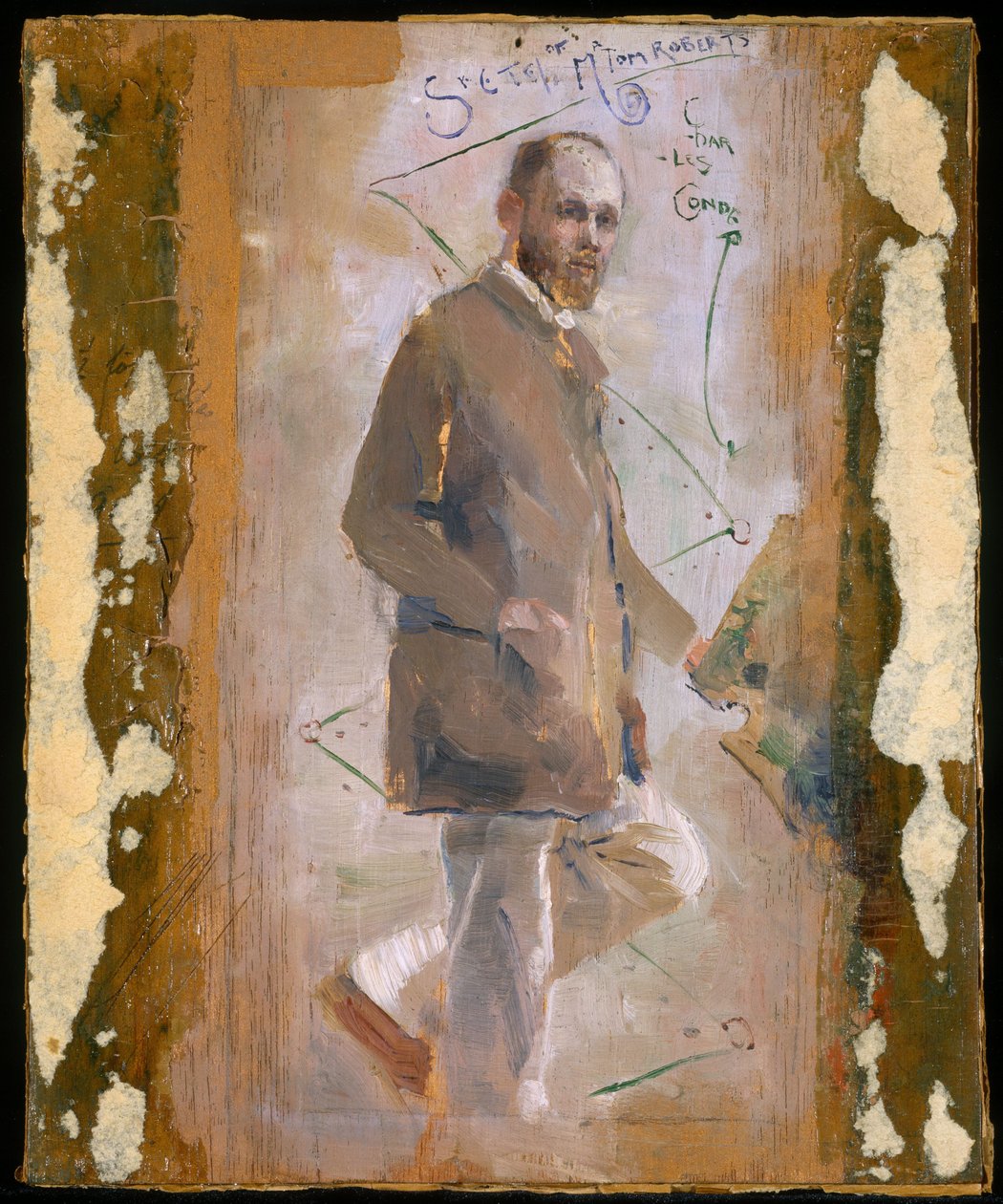 Un impresionista (Tom Roberts) de Charles Edward Conder