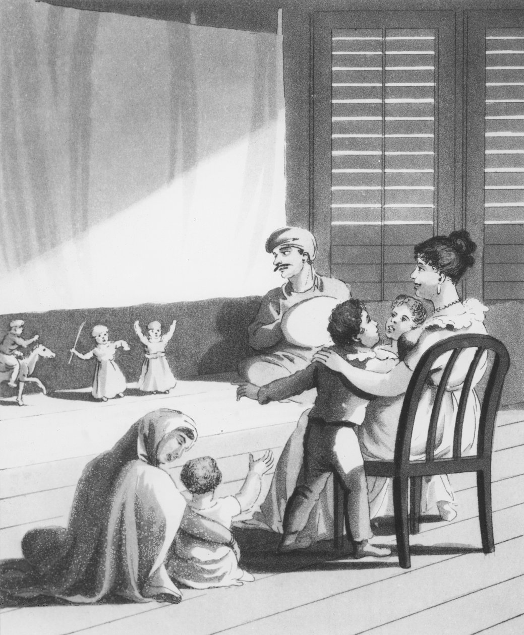 Kaut Pootlies, o Marionetas, exhibidas por Malabaristas Nativos para el Entretenimiento de Niños Europeos, lámina 18 de 