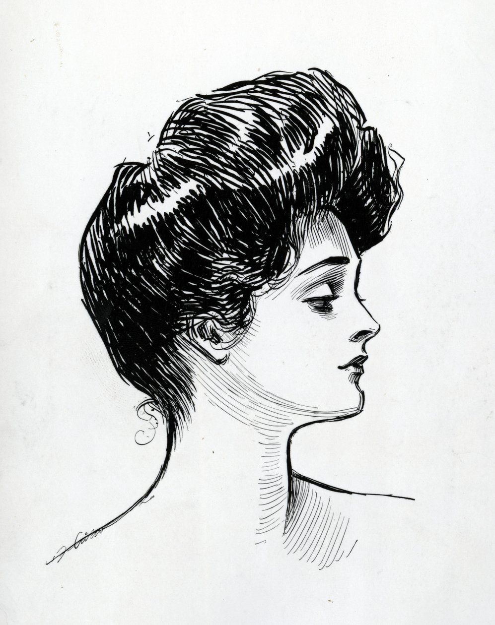 Una chica Gibson, 1902 de Charles Dana Gibson