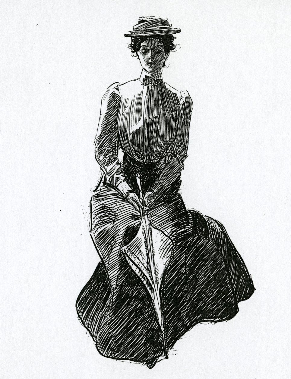 Una chica Gibson, c.1902 de Charles Dana Gibson