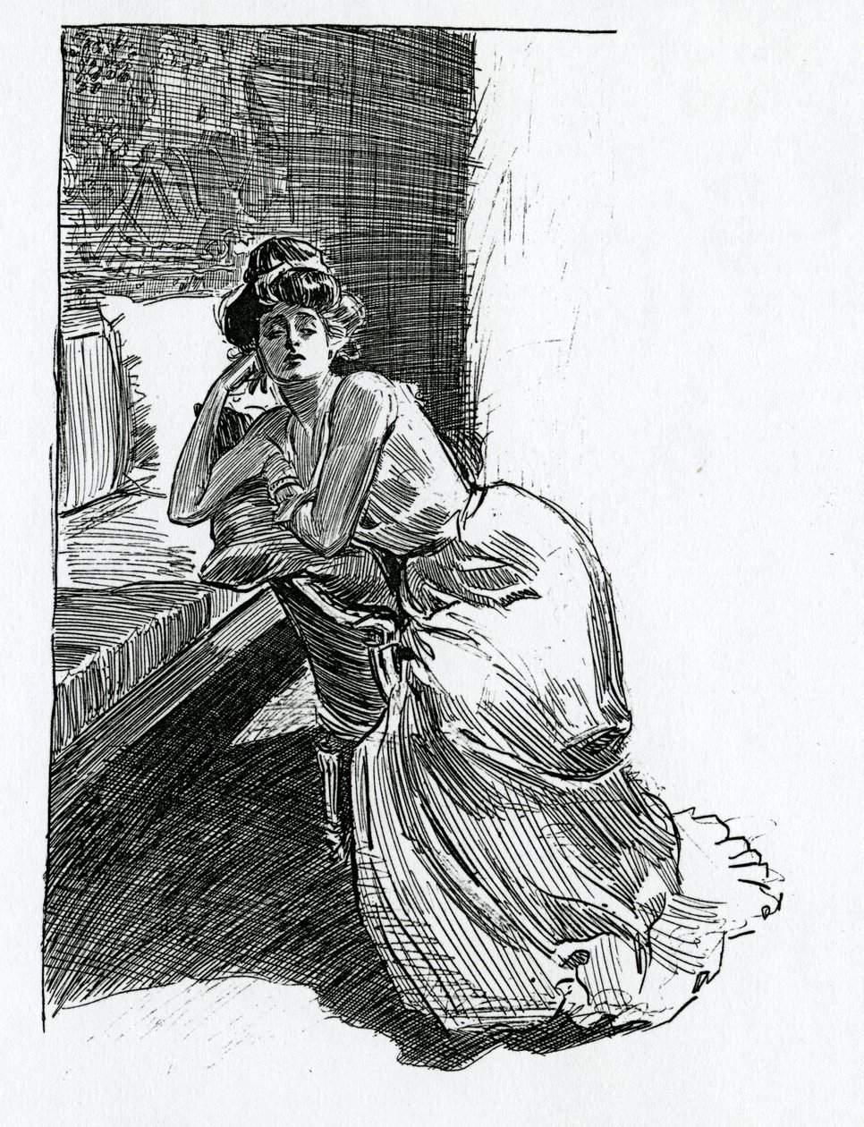 Una chica Gibson, c.1902 de Charles Dana Gibson