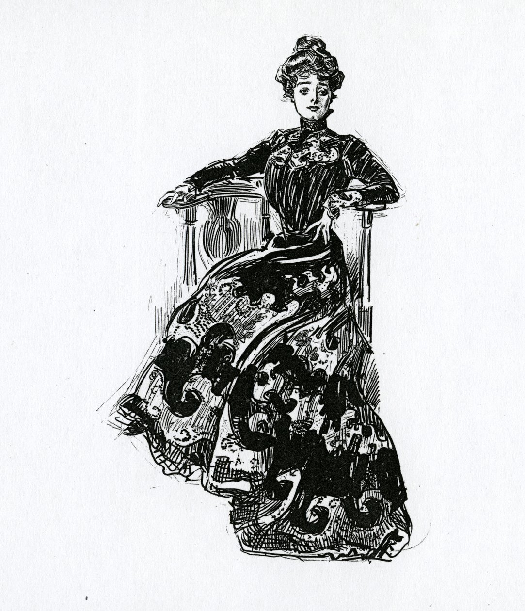 Una chica Gibson, c.1902 de Charles Dana Gibson