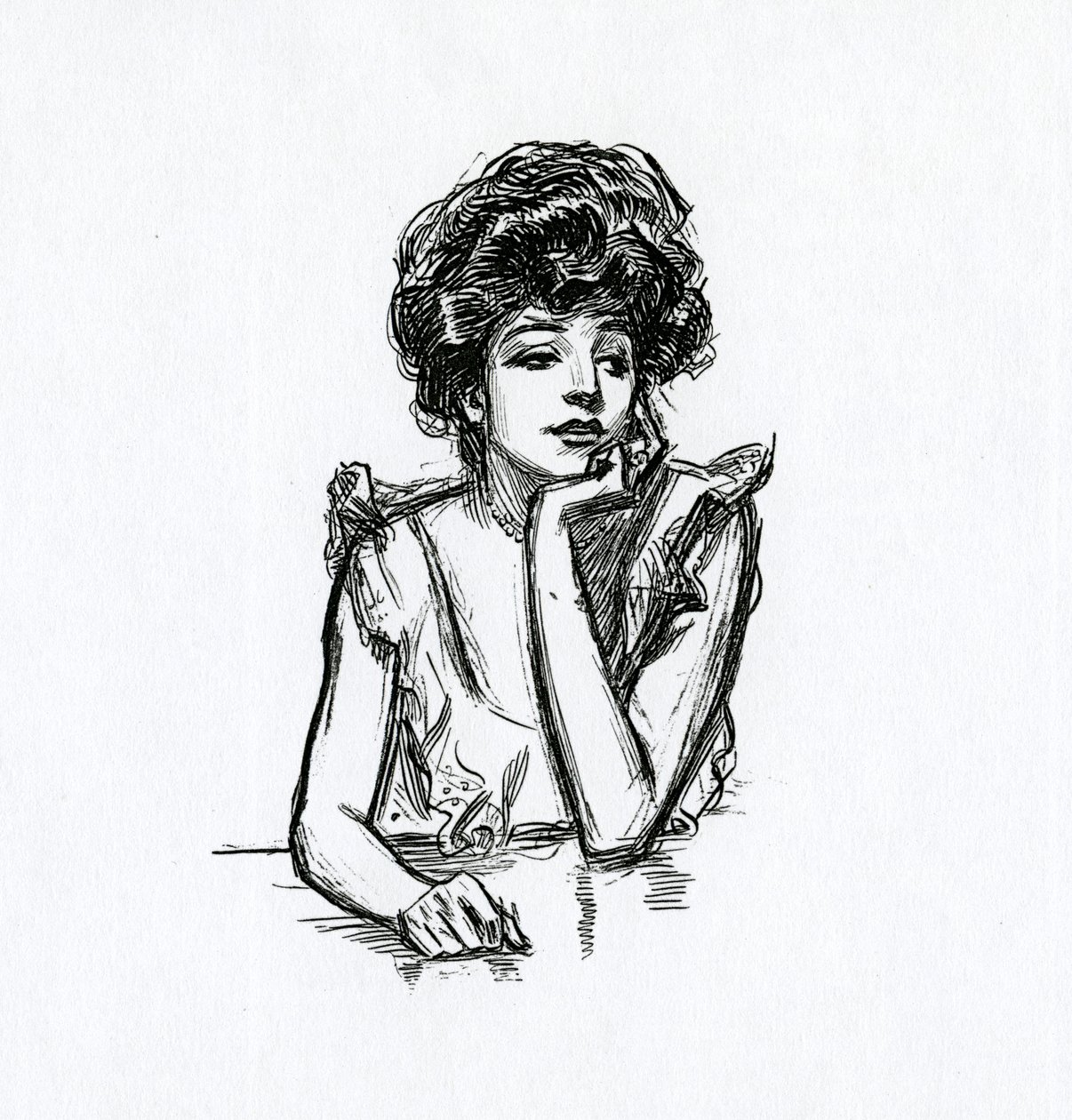 Una Chica Gibson, c.1902 de Charles Dana Gibson