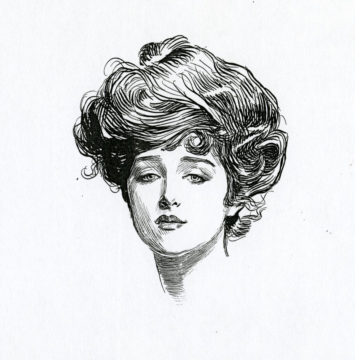 Una chica Gibson, c.1902 de Charles Dana Gibson