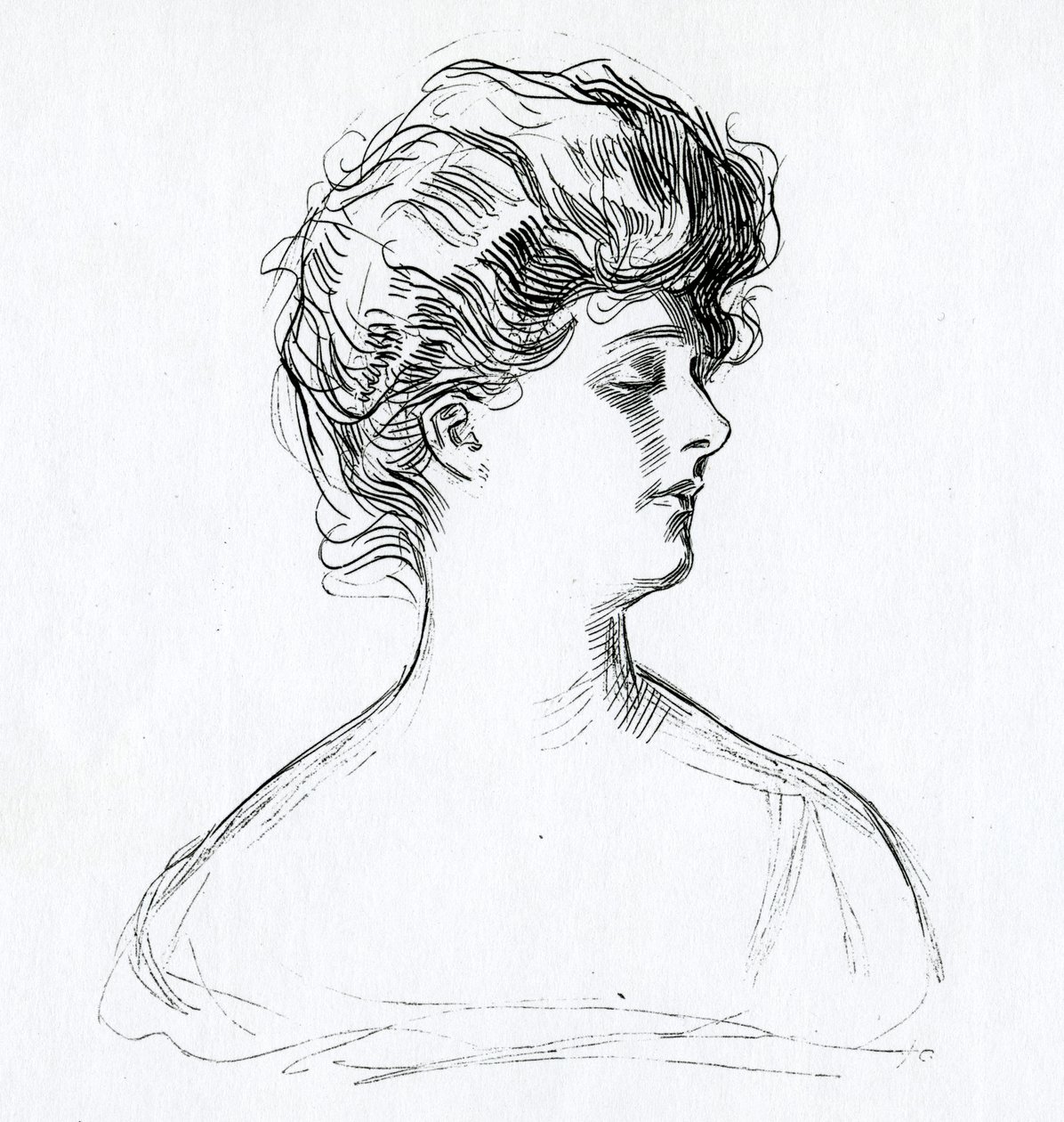 Una chica Gibson, c.1902 de Charles Dana Gibson