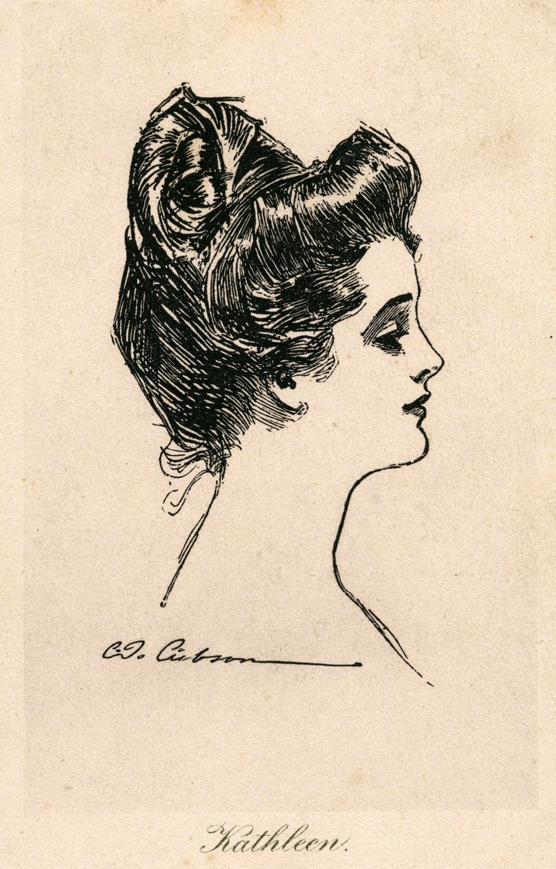 Kathleen, una Chica Gibson, c.1900 de Charles Dana Gibson