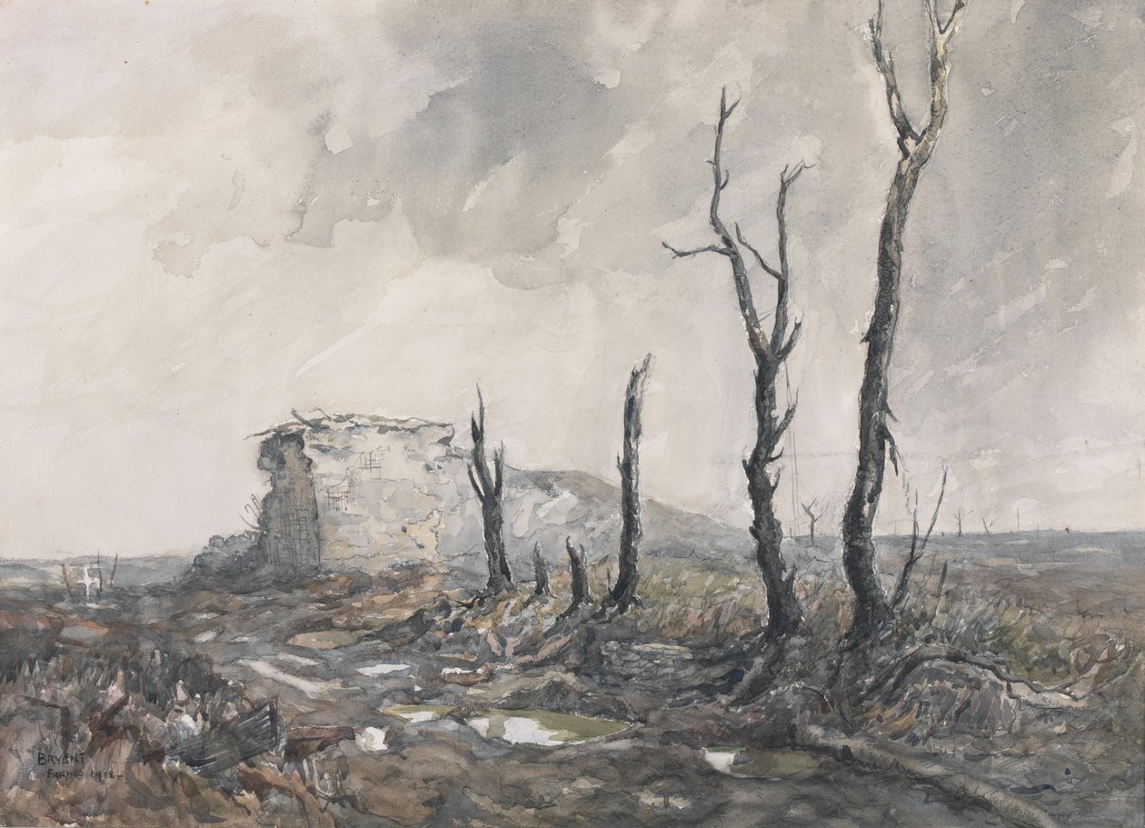 Gibraltar, punto fuerte, Pozieres, 1918 de Charles David Jones Bryant