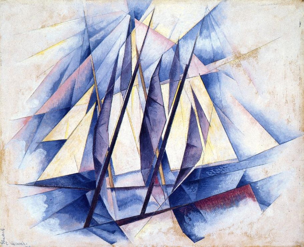 Barcos de Vela, 1919 de Charles Demuth