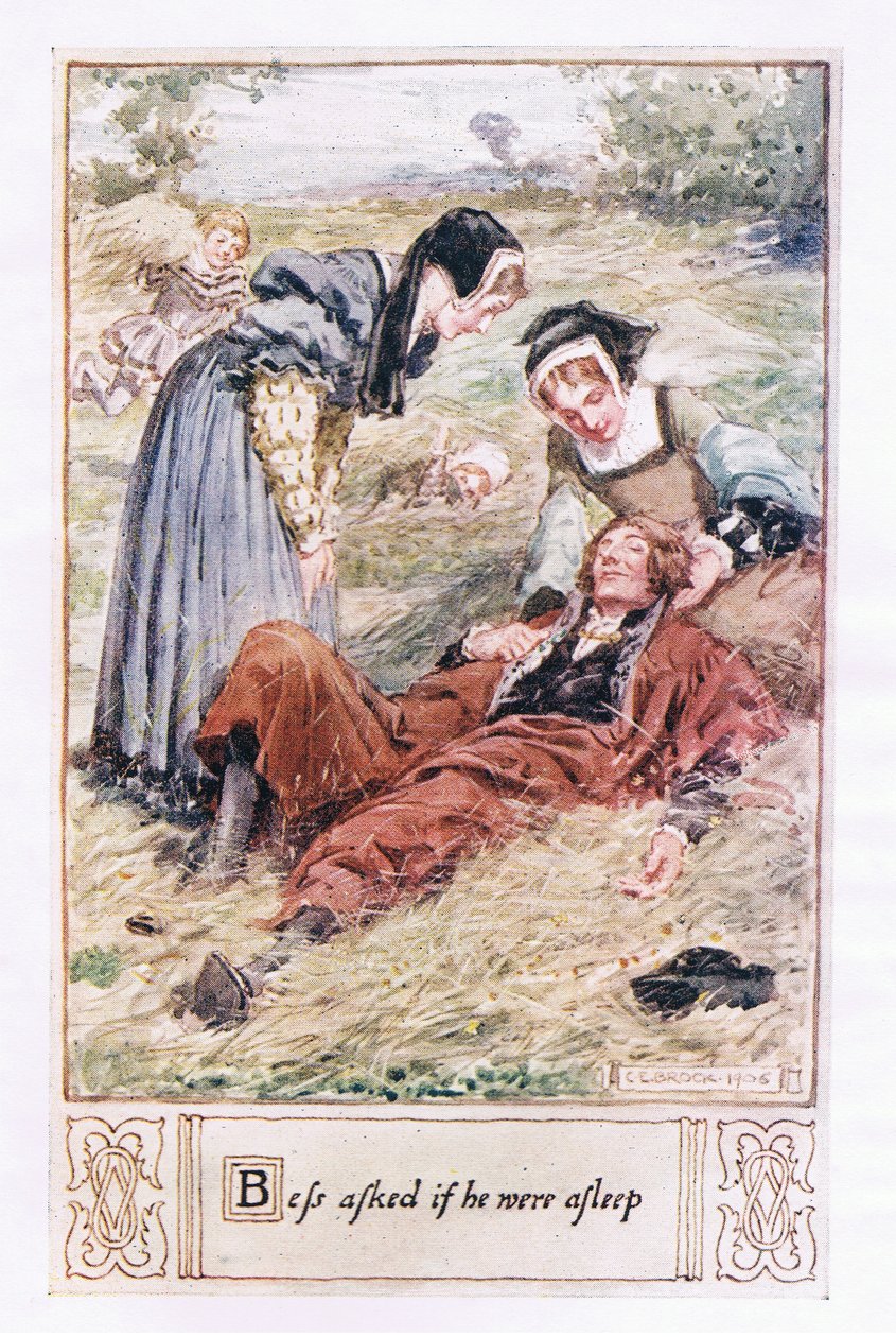 Bess preguntó si él estaba dormido de Charles Edmund Brock
