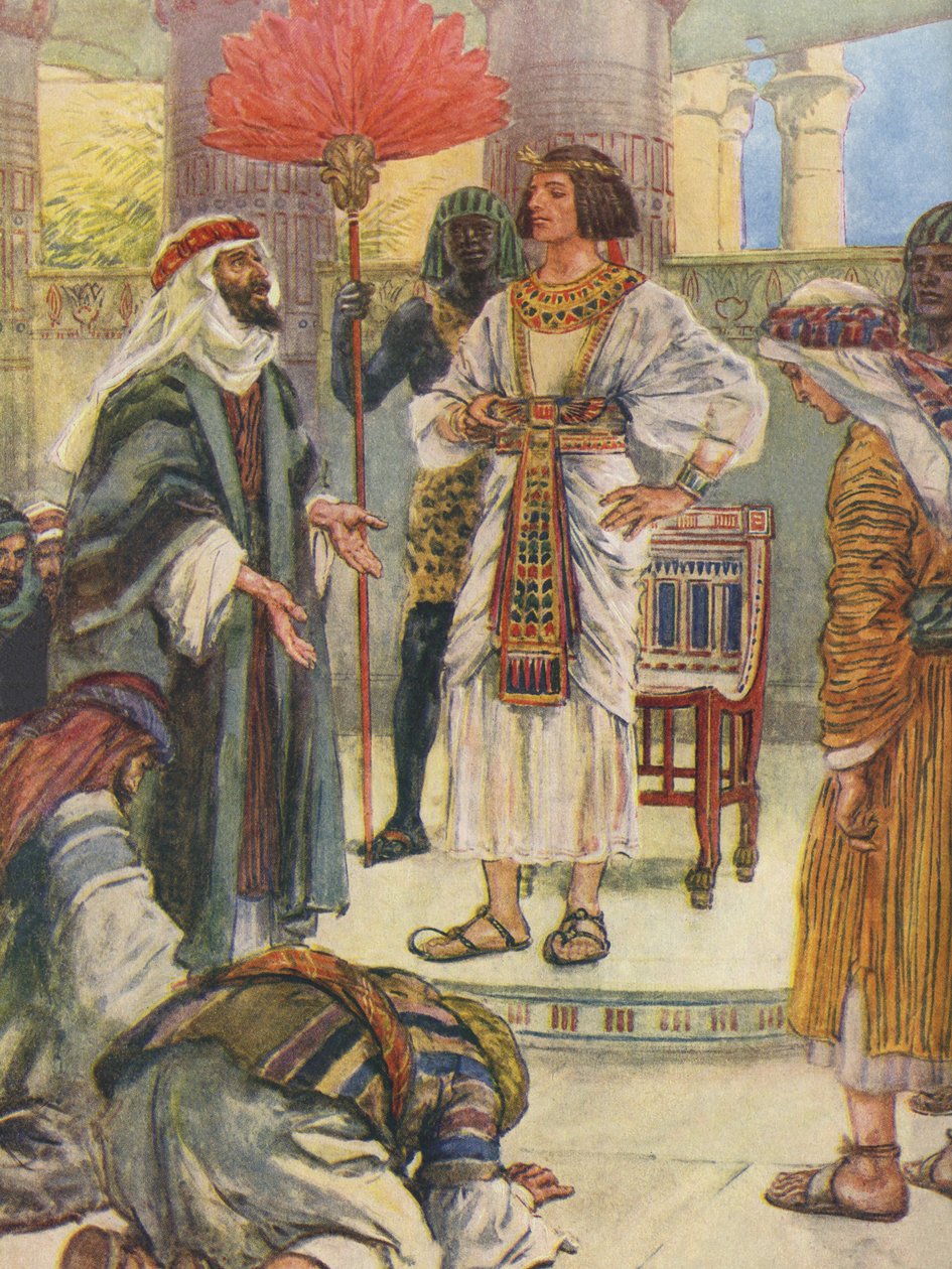 Los hermanos de José no lo reconocen en Egipto de Charles Edmund Brock