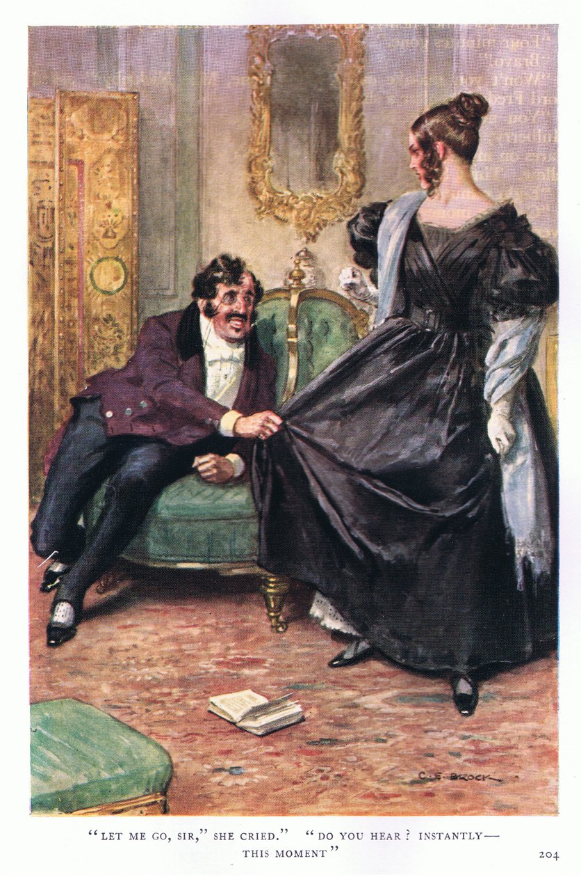 Déjame ir señor, ella gritó. ¿Oyes? Inmediatamente en este minuto de Charles Edmund Brock