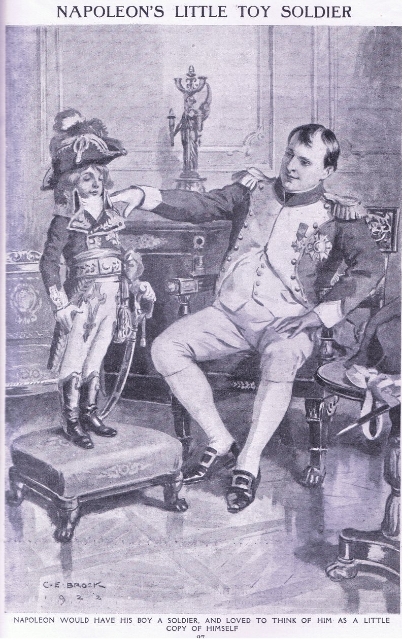 El pequeño soldado de juguete de Napoleón de Charles Edmund Brock