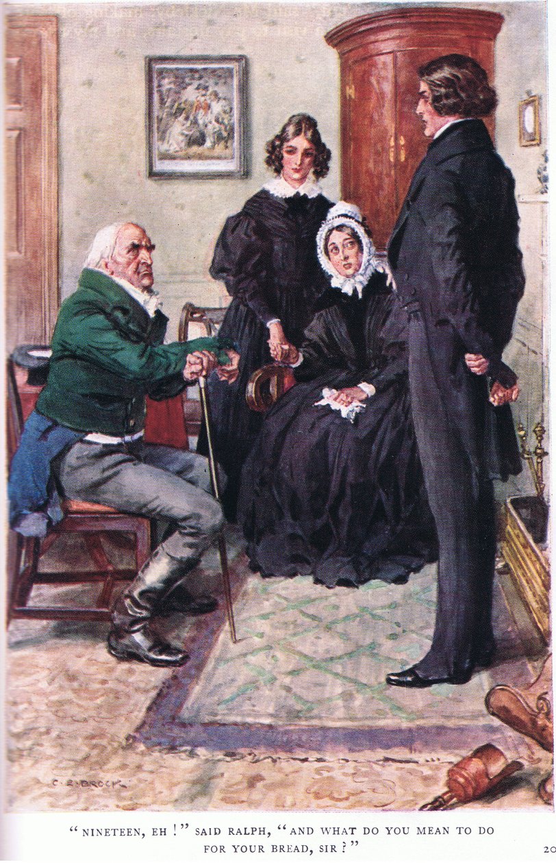 Diecinueve, ¿eh! dijo Ralph, ¿Y qué piensas hacer para ganarte el pan, señor? de Charles Edmund Brock