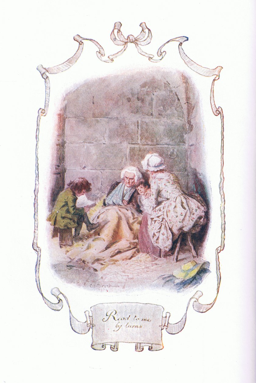 Léeme por turnos, de The Vicar of Wakefield publicado por J M Dent & Son Ltd, 1920s de Charles Edmund Brock