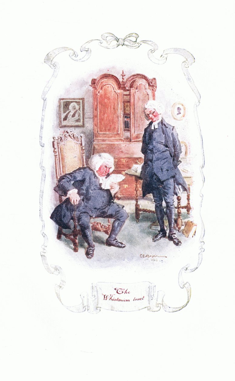 El tratado whistoniano, de The Vicar of Wakefield publicado por J M Dent & Son Ltd, 1920s de Charles Edmund Brock