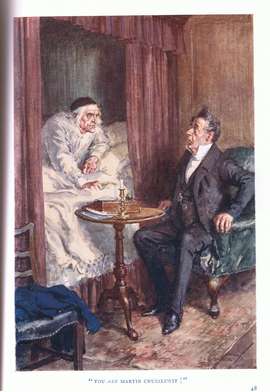 ¡Tú eres Martin Chuzzlewit! de Charles Edmund Brock
