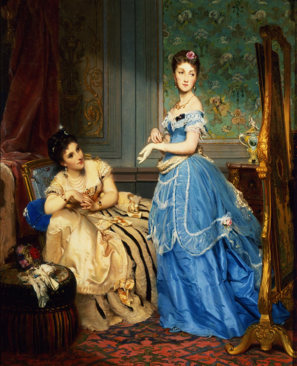 Vistiéndose de Charles Edouard Boutibonne