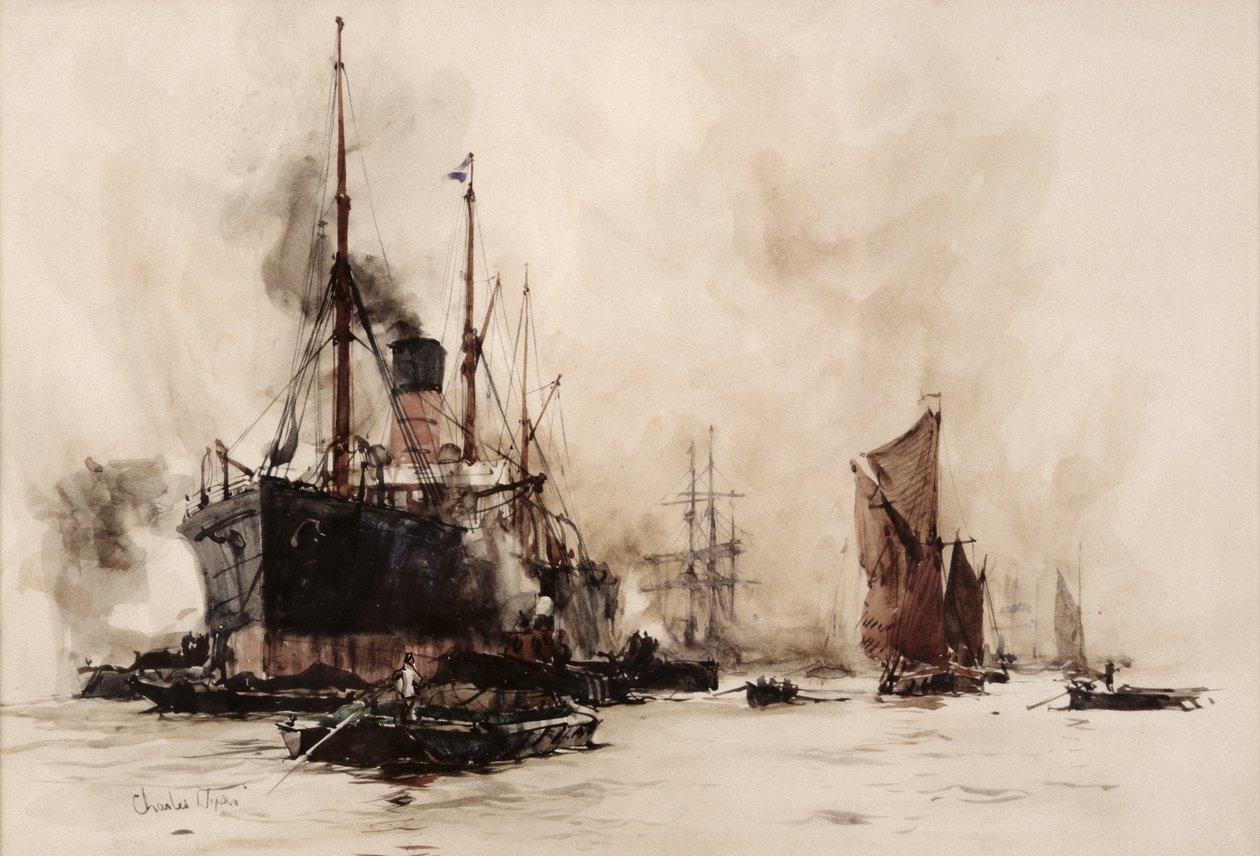 Carga de carbón de Charles Edward Dixon