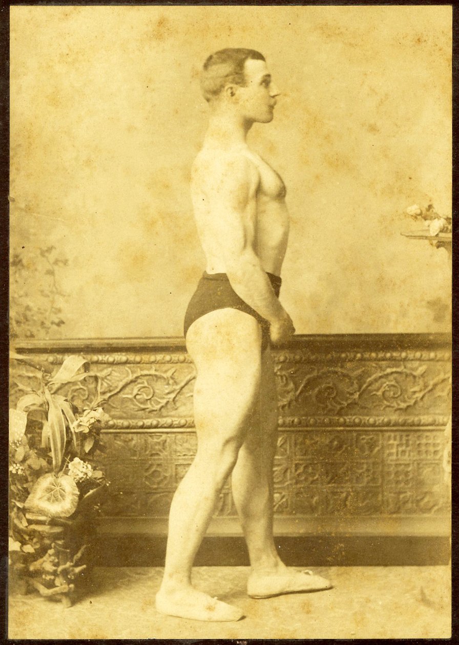 Retrato de un hombre fuerte, c.1890 de Charles Eisenmann