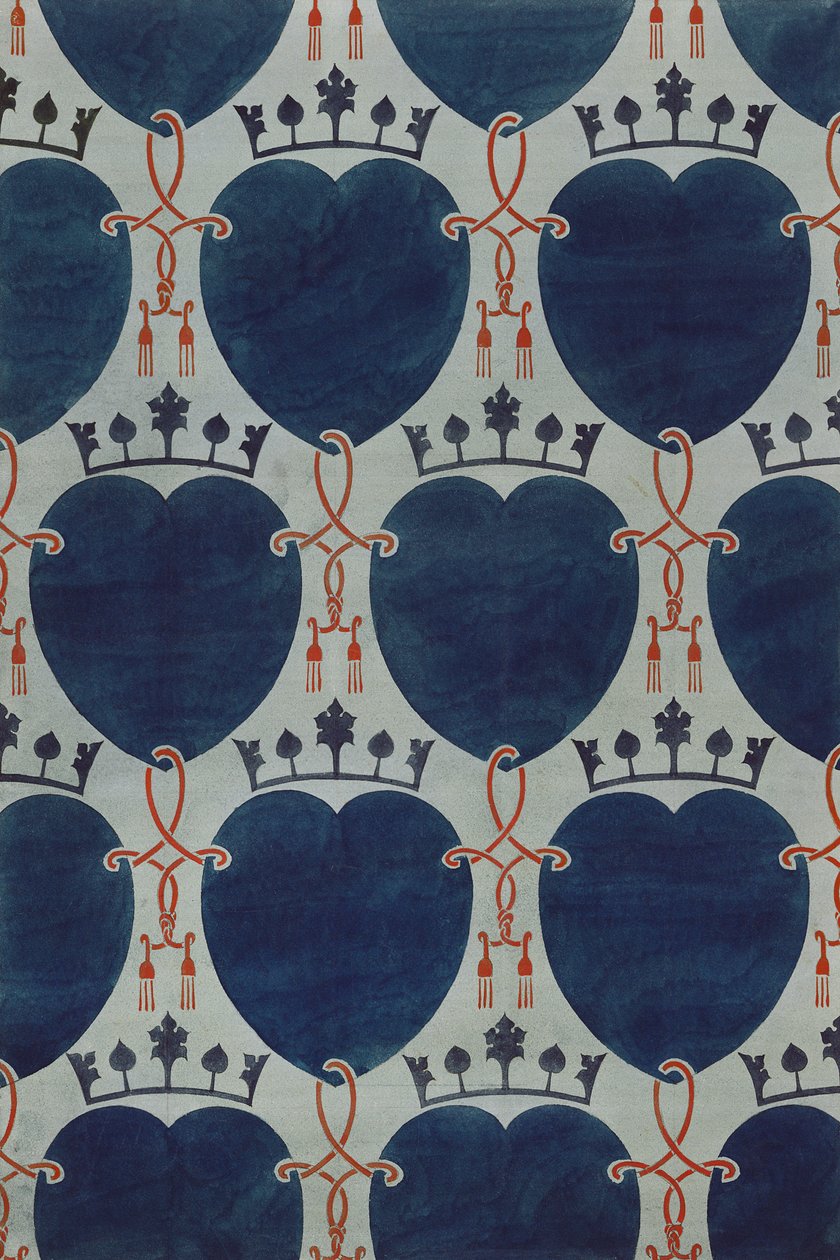 Diseño para una tela, c.1898 de Charles Francis Annesley Voysey