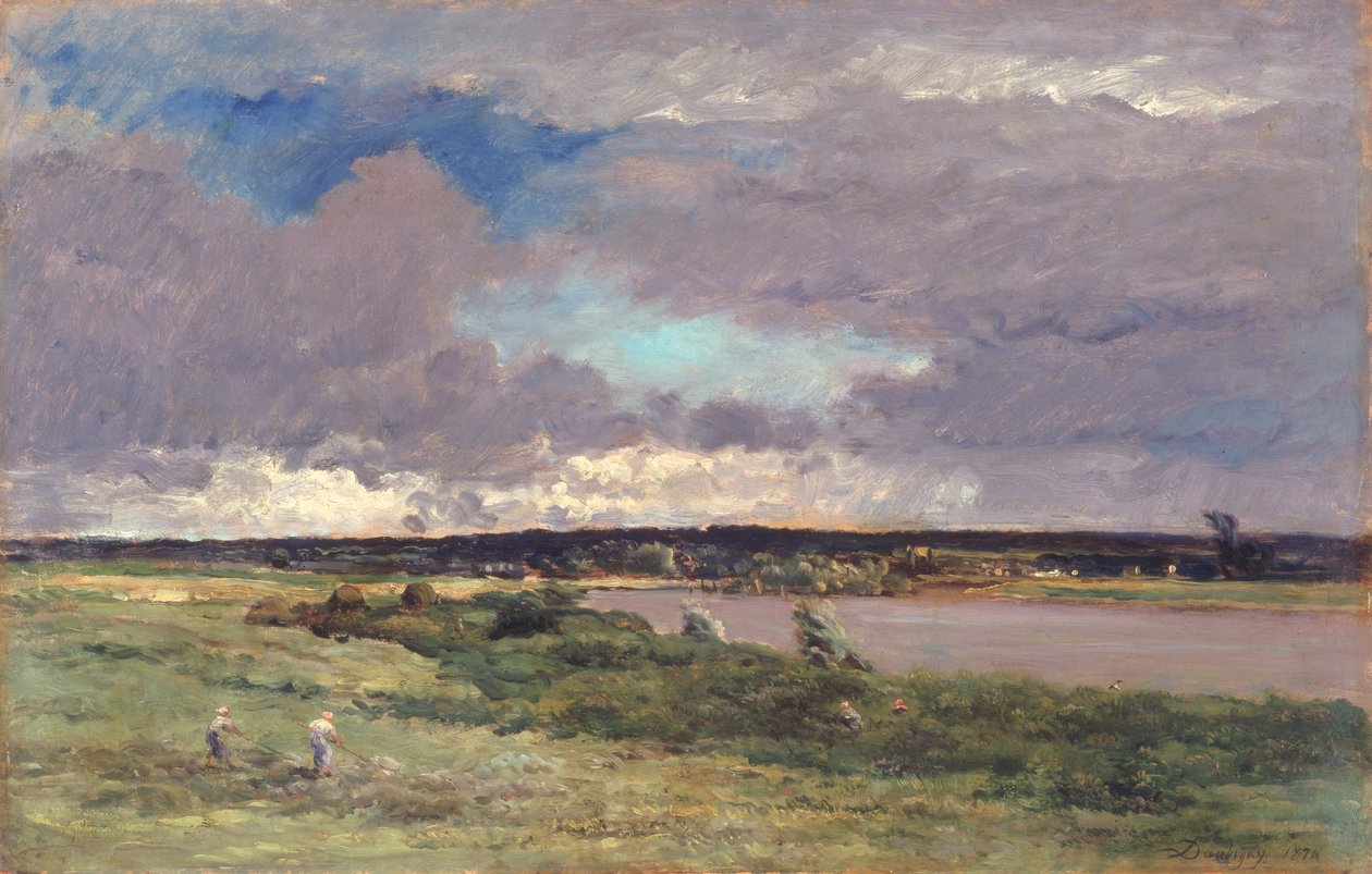 La tormenta que se avecina: principios de primavera, 1874 de Charles Francois Daubigny