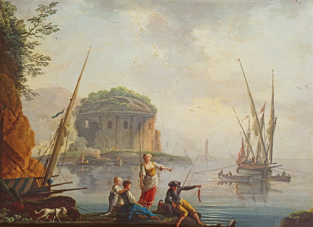 Marina de Charles Francois Lacroix de Marseille