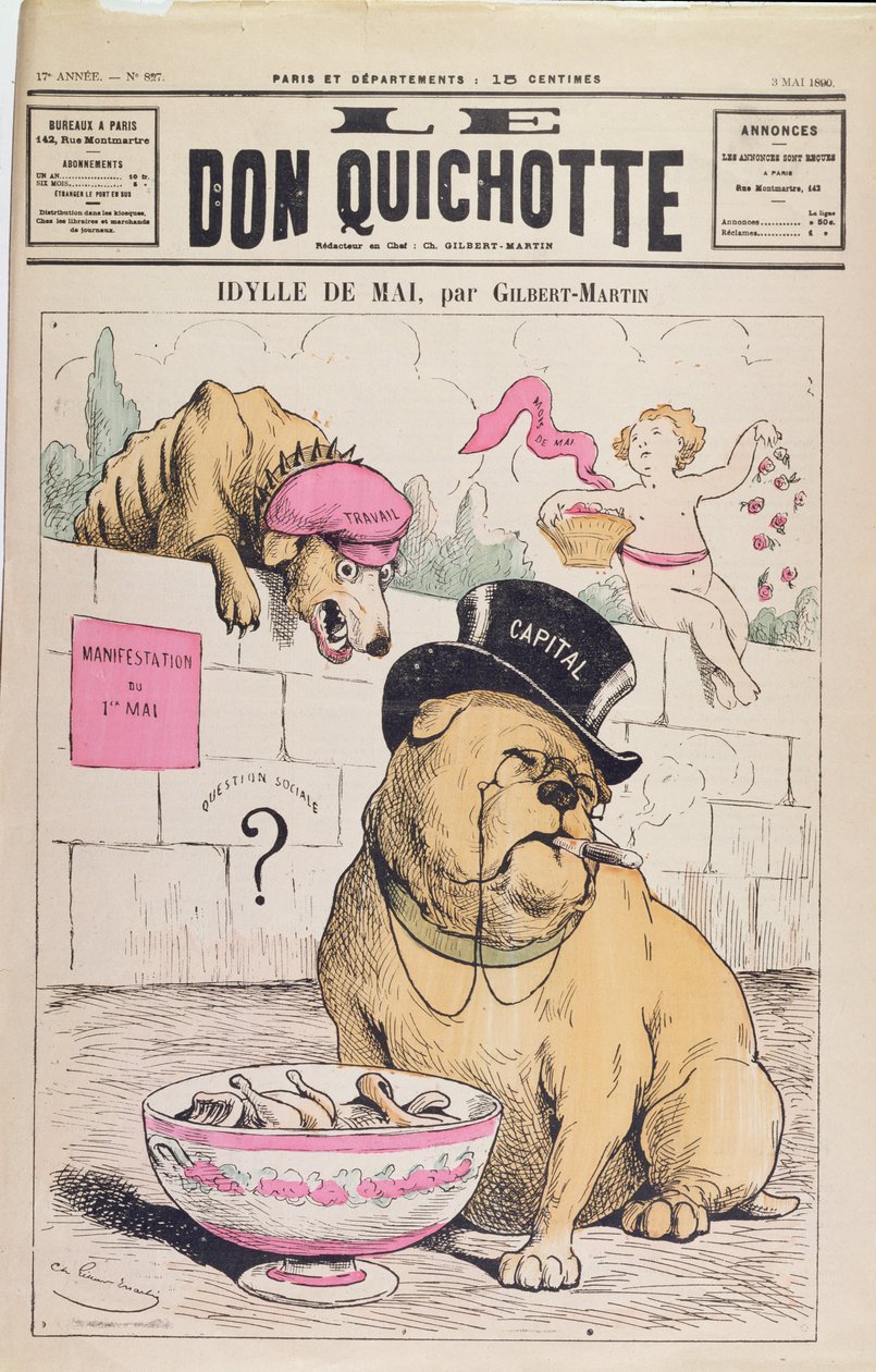 Ilustración de portada del diario republicano 
