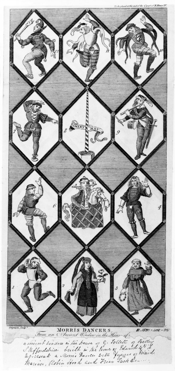 Bailarines Morris de Charles Grignion