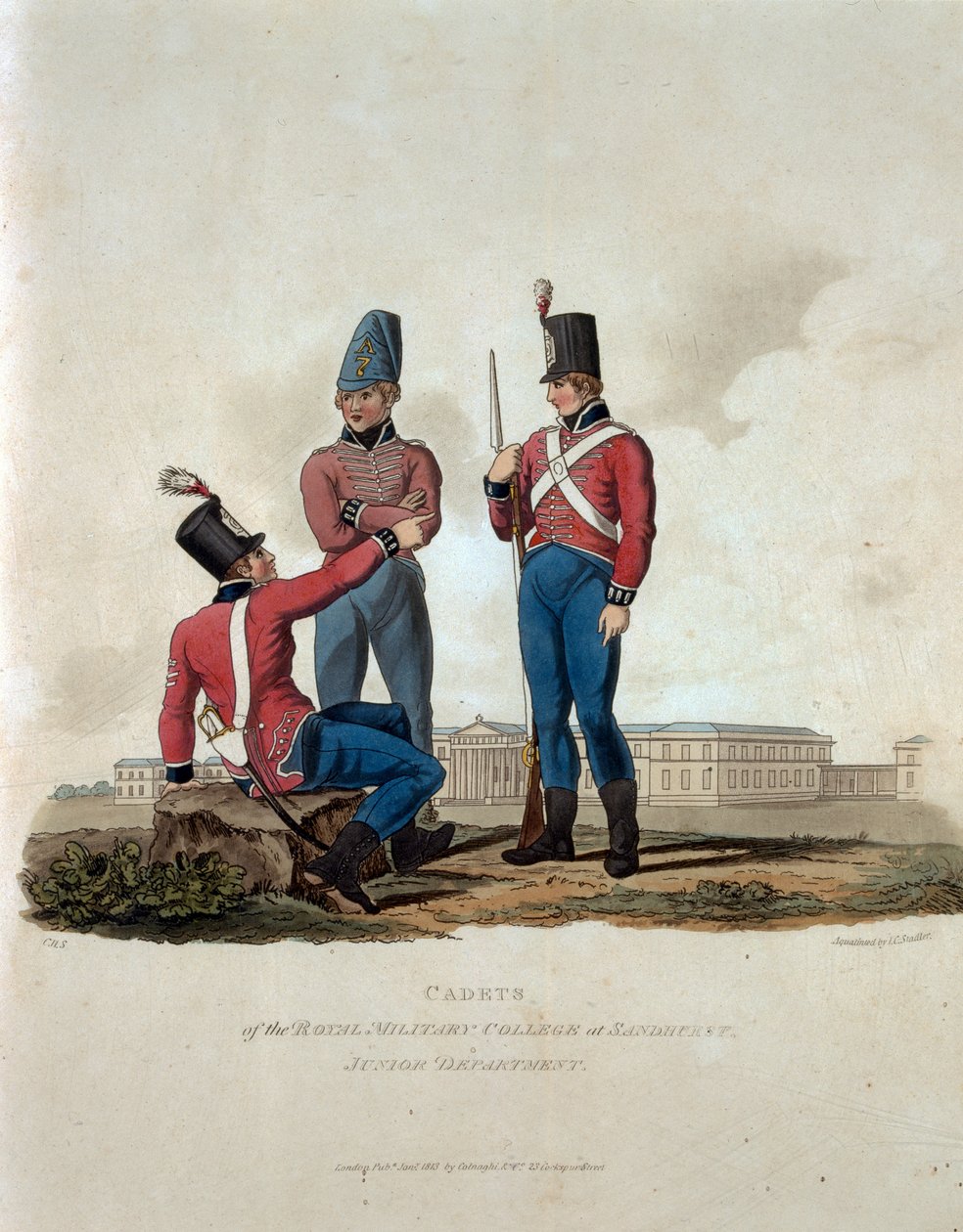 Cadetes del Colegio Militar Real en Sandhurst, Departamento Junior, de 