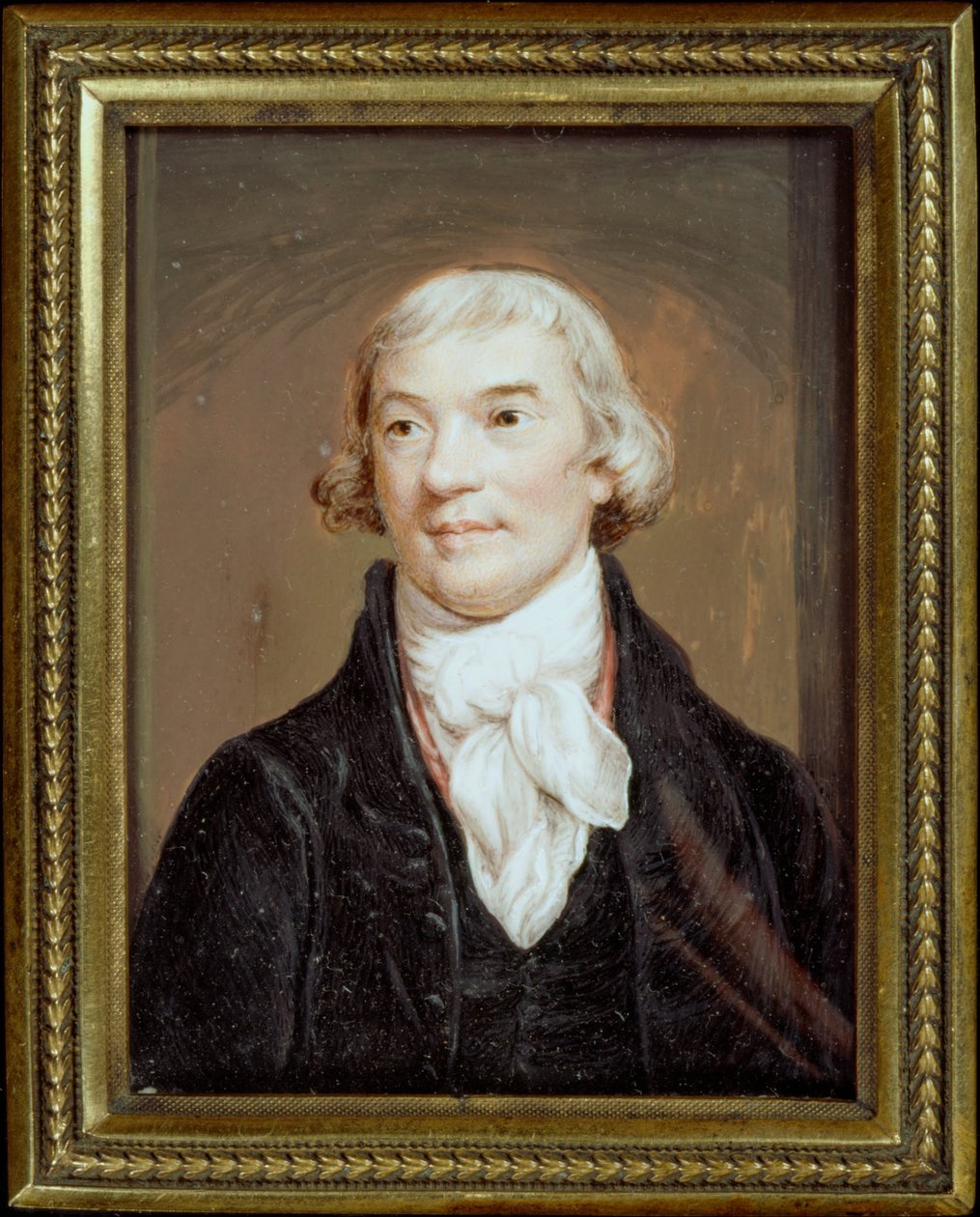 Retrato en miniatura de Noel Desenfans (después de Northcote) de Charles Hayter