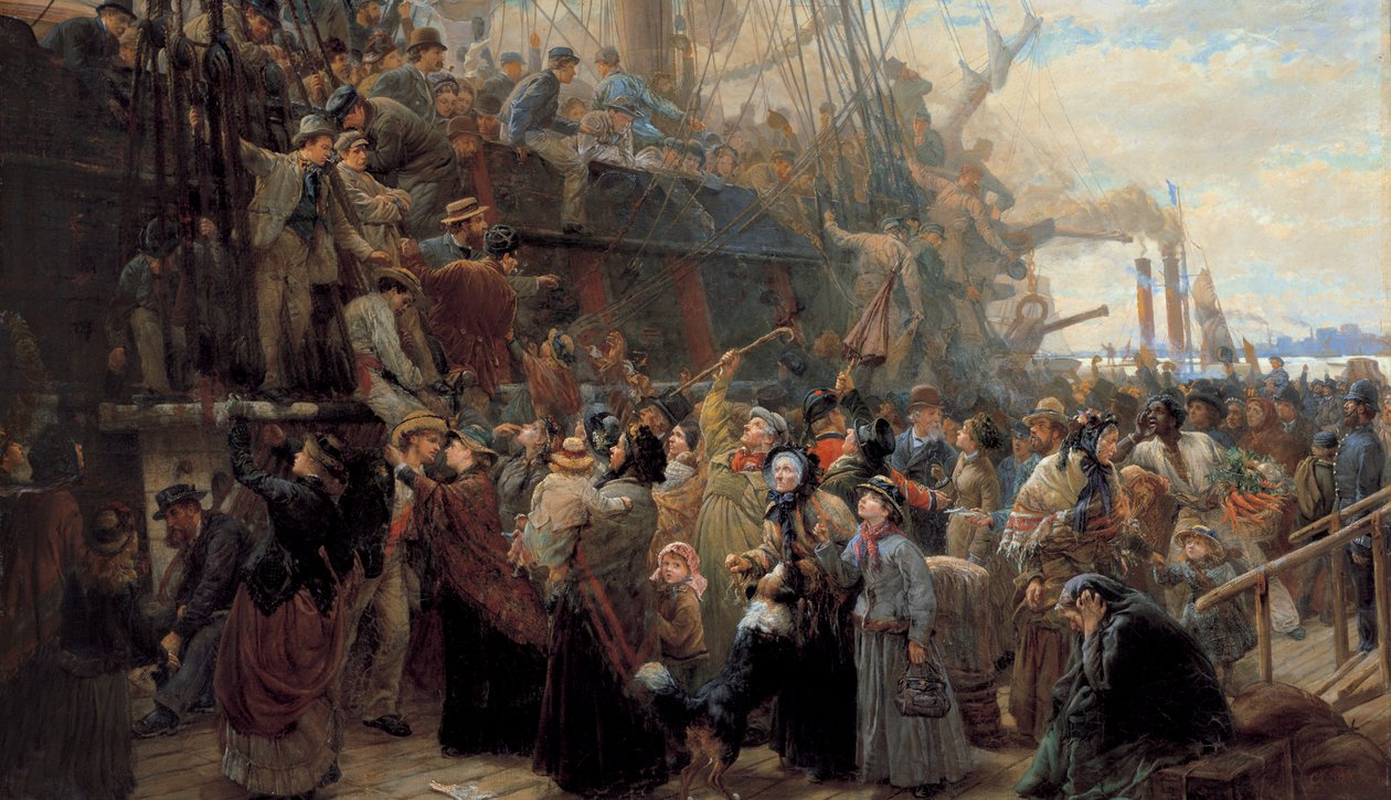 El Barco Emigrante, 1880s de Charles J. Staniland